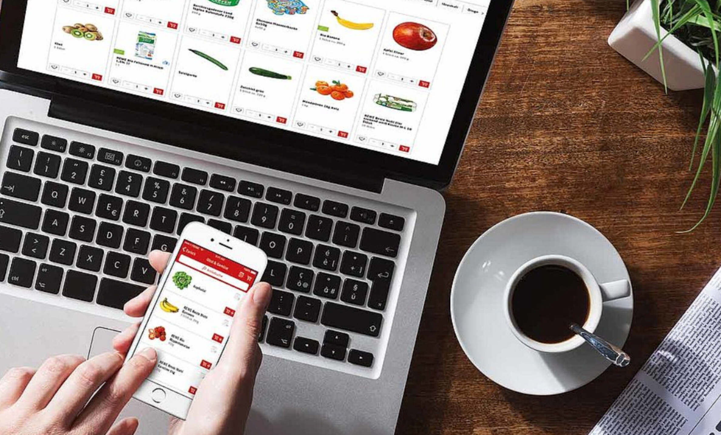 Tech perspective of an eFood Marketplace from REWE