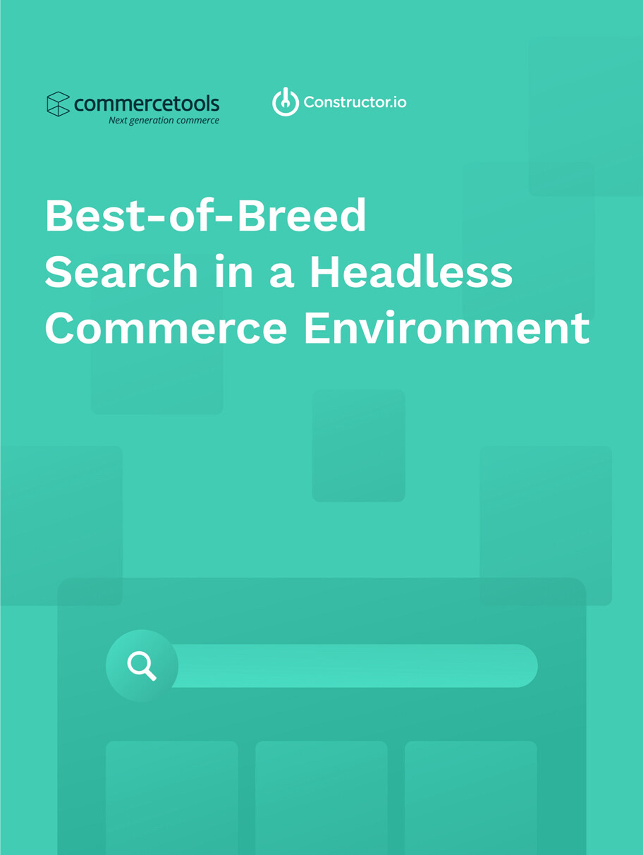 white paper best-of-breed search in a headless commerce environment