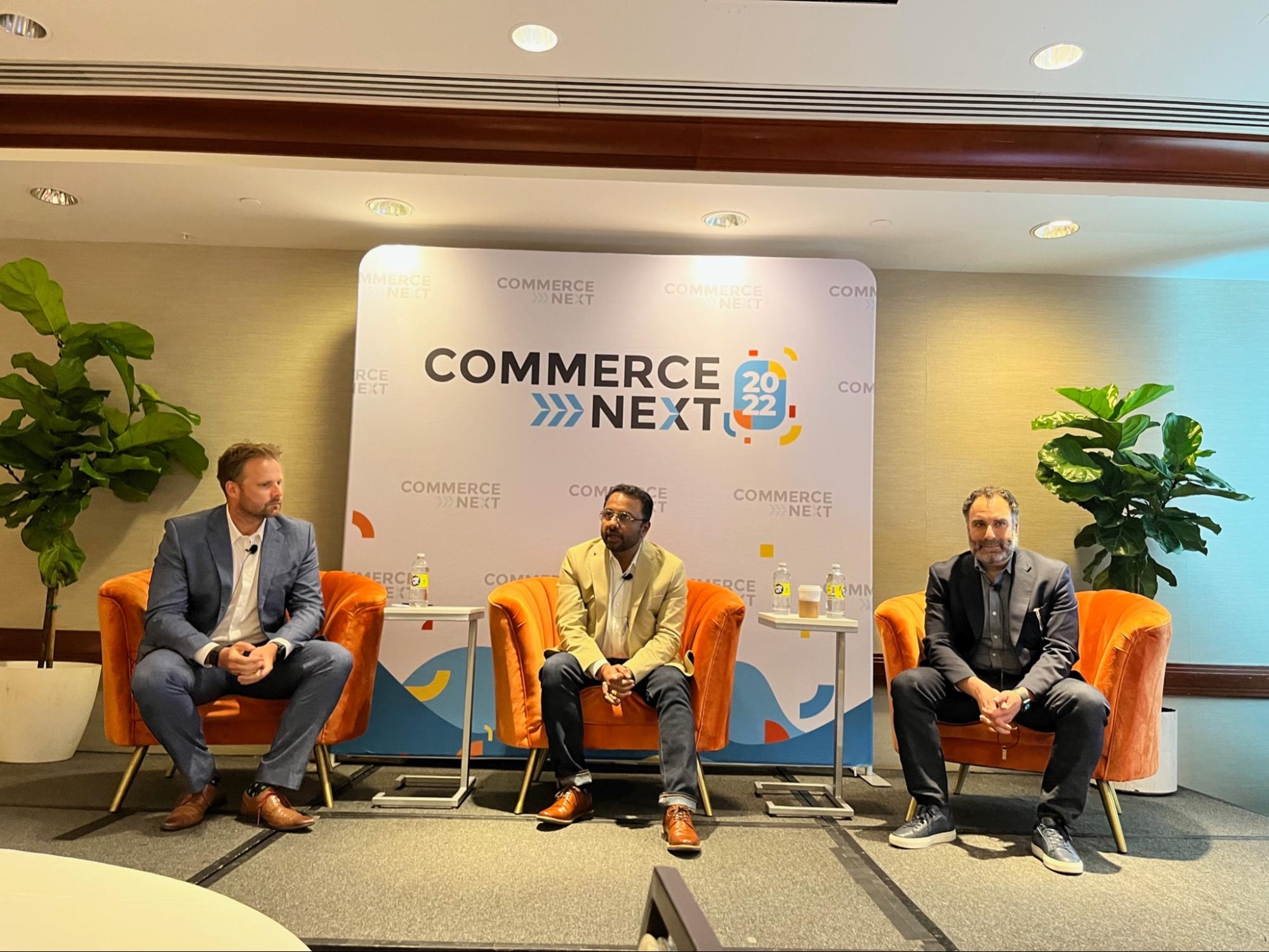 session about how relevant are the metaverse, blockchain and cryptocurrencies at commercenext