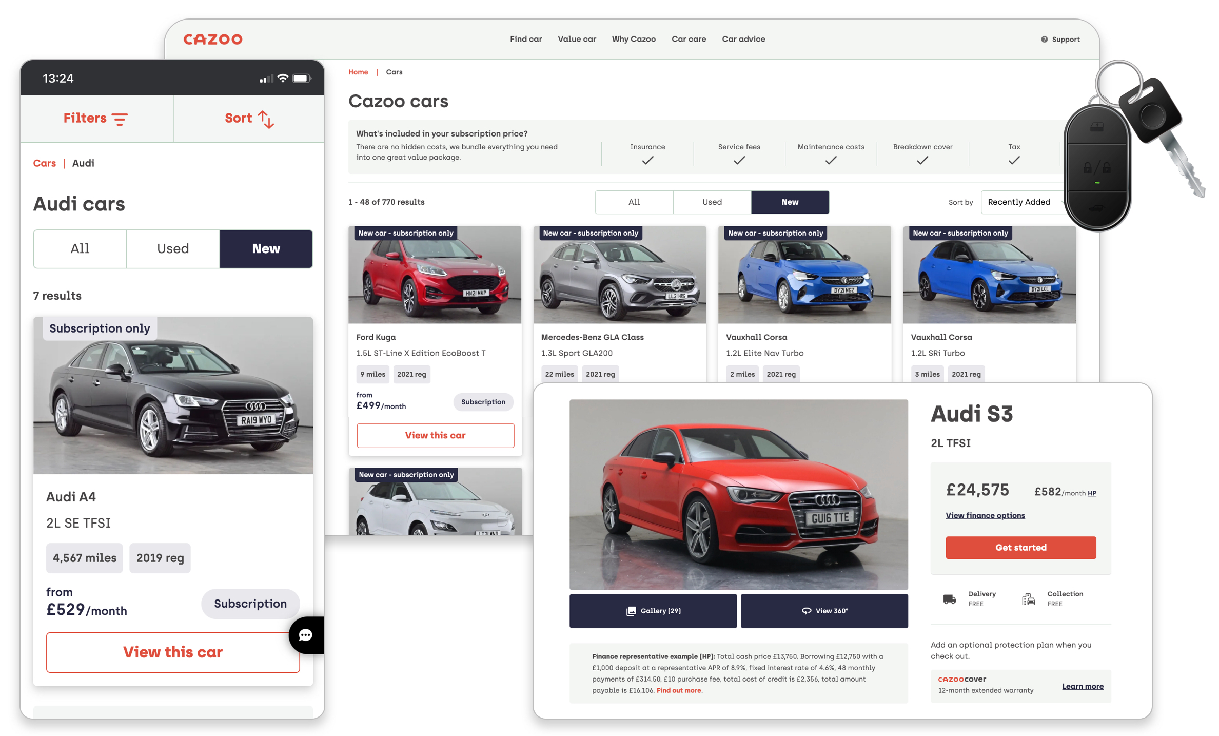 Cazoo's headless, microservices-based commerce platform allows them to develop sales sites and channels that are unique in the automotive industry