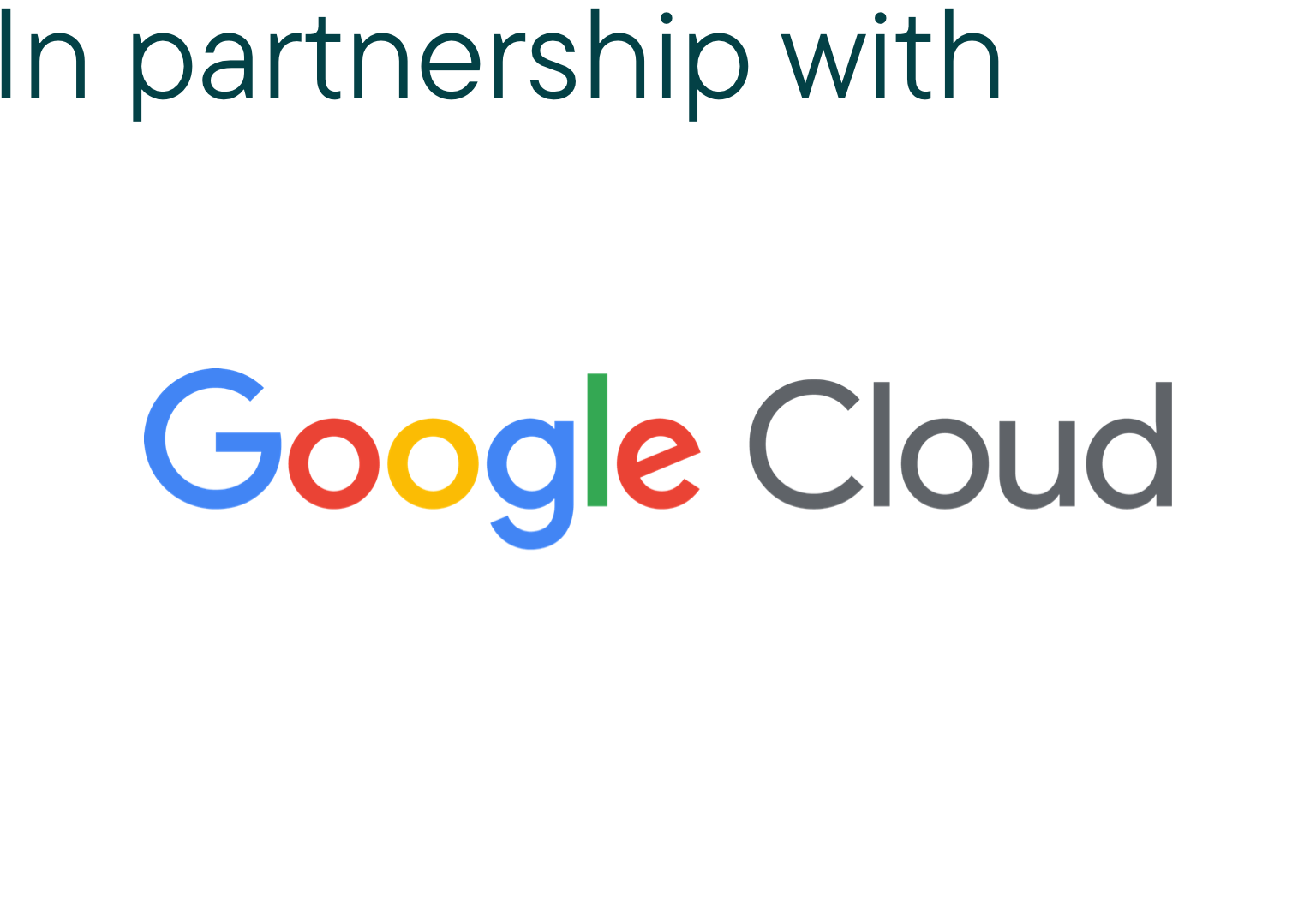 google cloud partnership