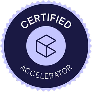 Certified accelerator badge