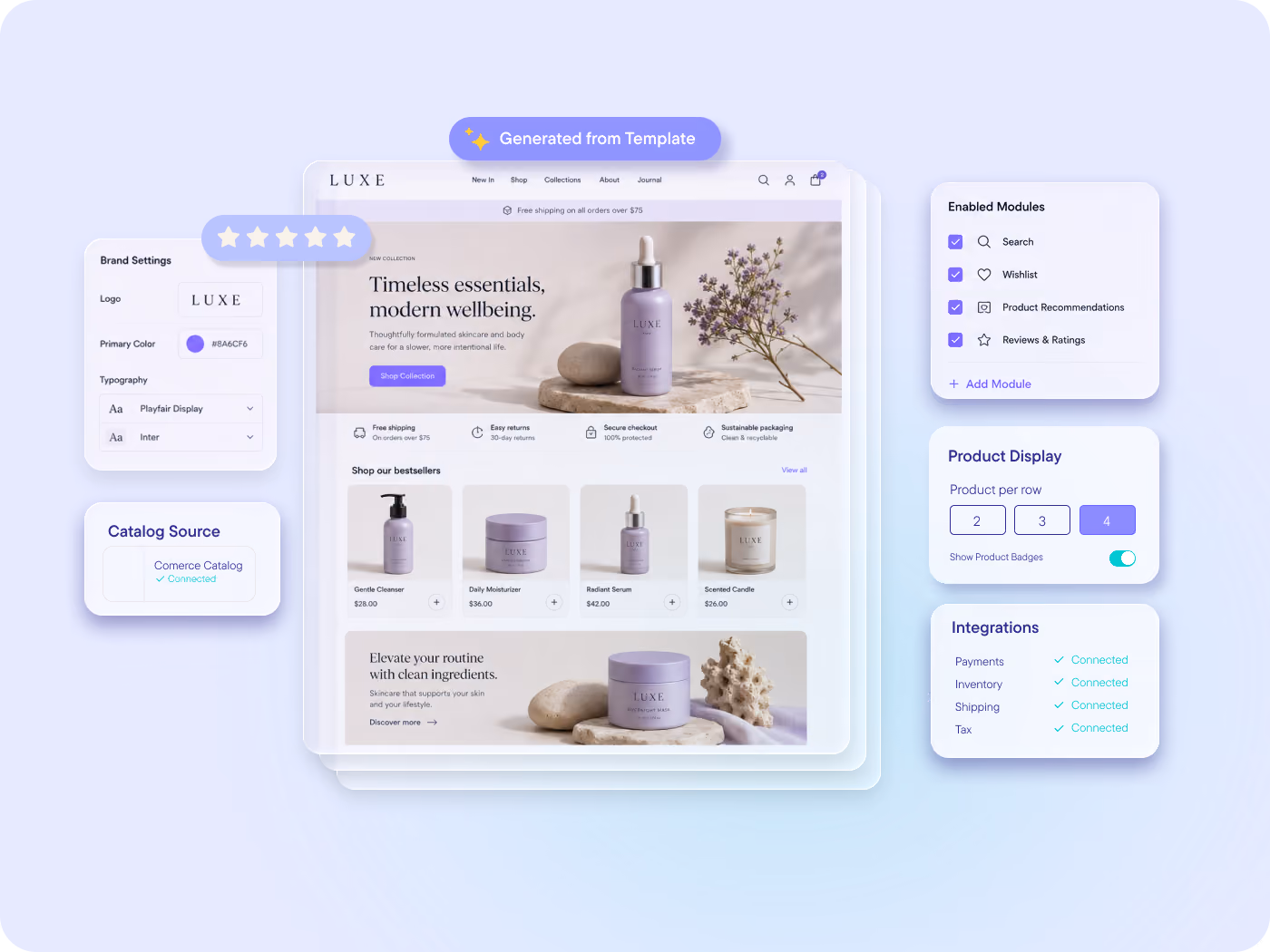 Connect templates