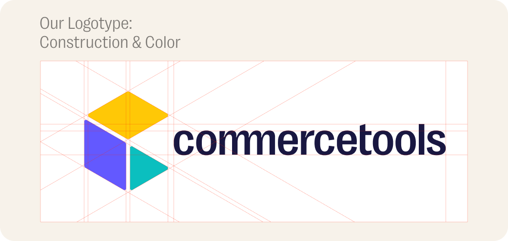 Logotype construction and color breakdown