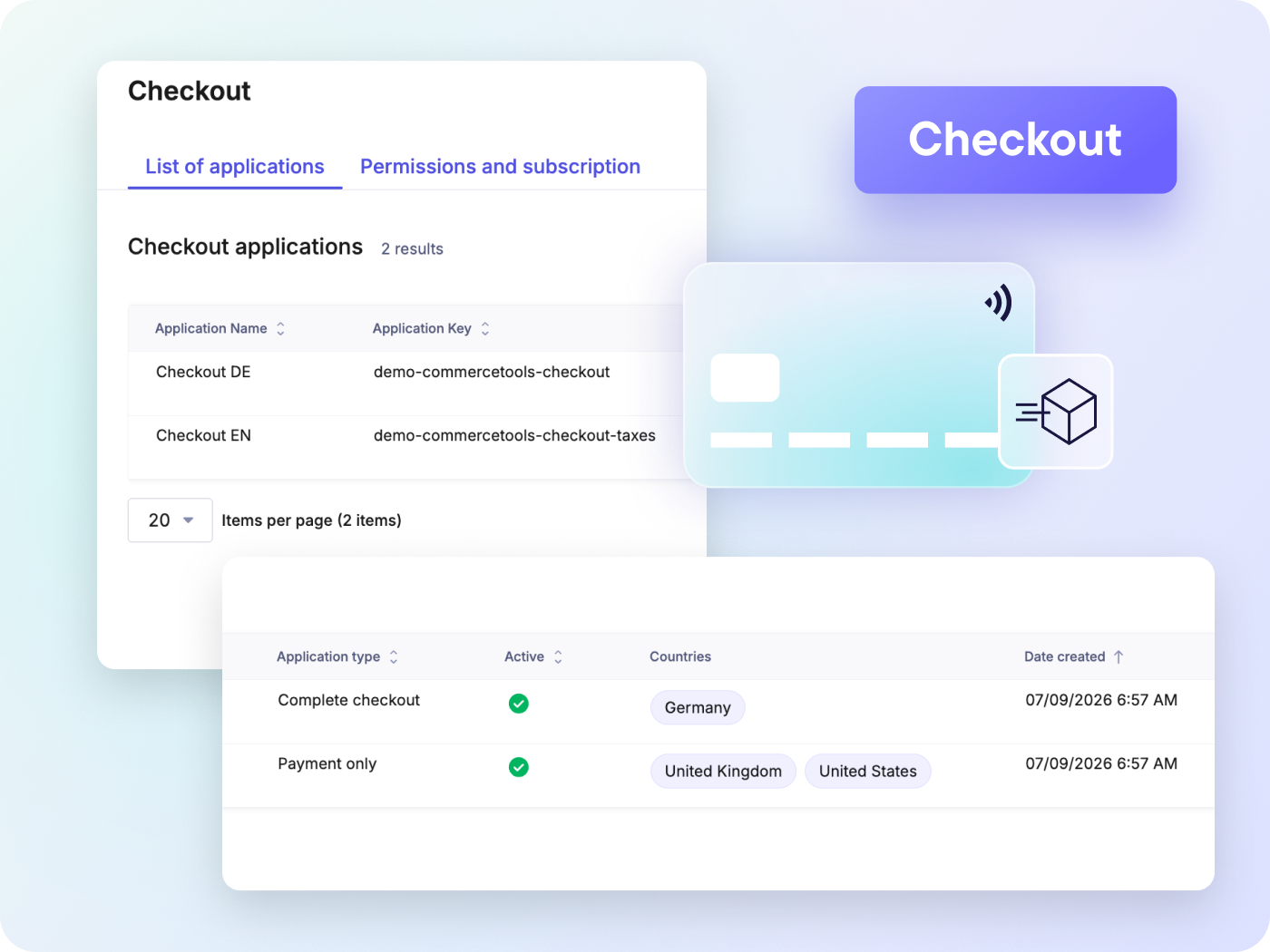 Empower sales teams and customers with robust purchasing capabilities, from recurring orders and automated quoting to seamless checkout. Easily integrate with payment service providers for efficient transactions.