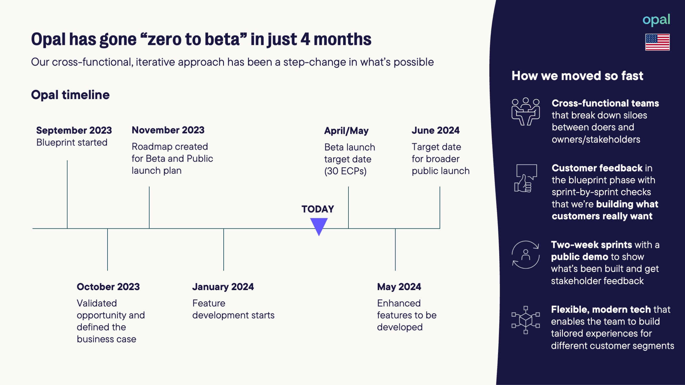 Bausch & Lomb zero to beta in 4 months