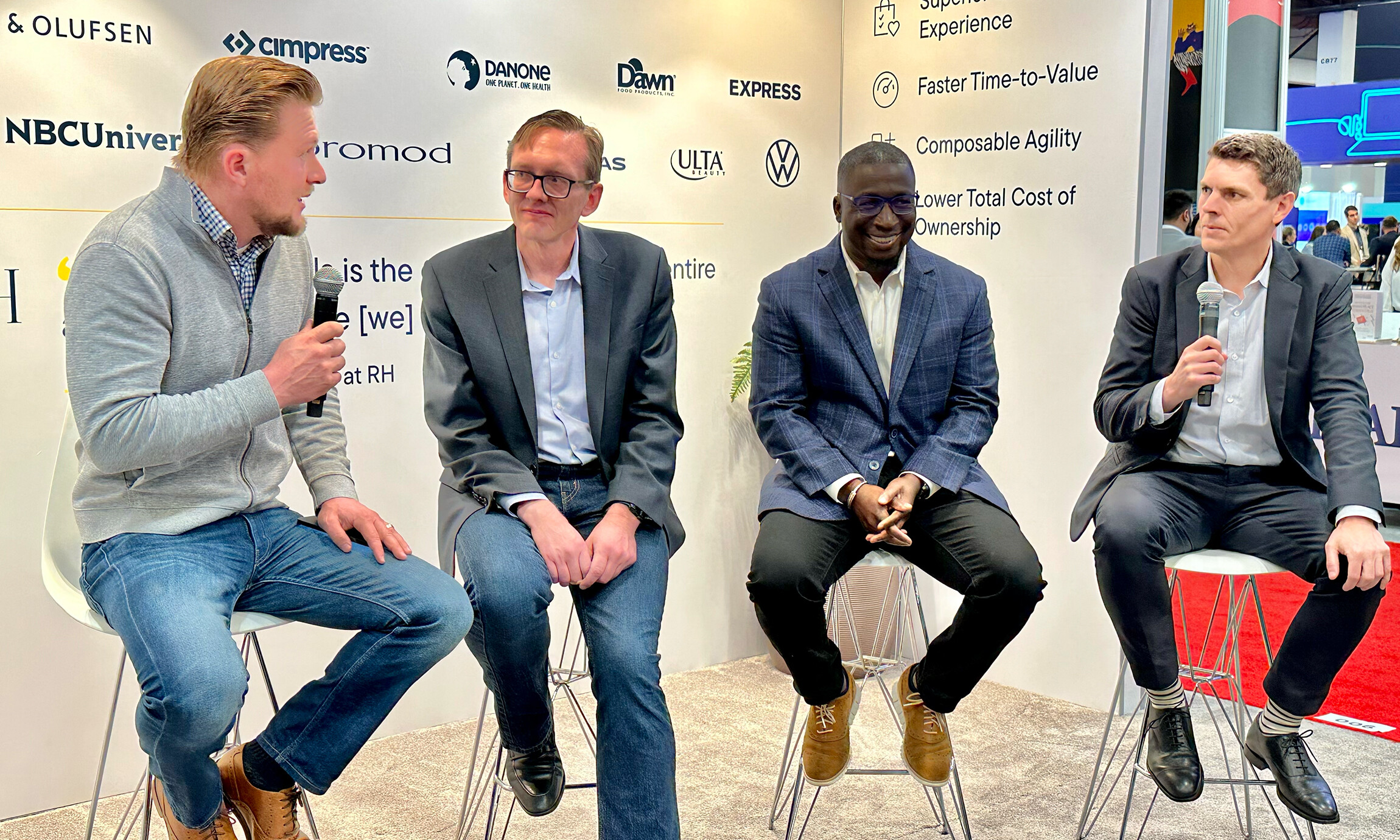 Incremental innovation panel with Kelly Goetsch, Kyle Barz, Evan Moore, Omar Koncobo, Apurva Pangam