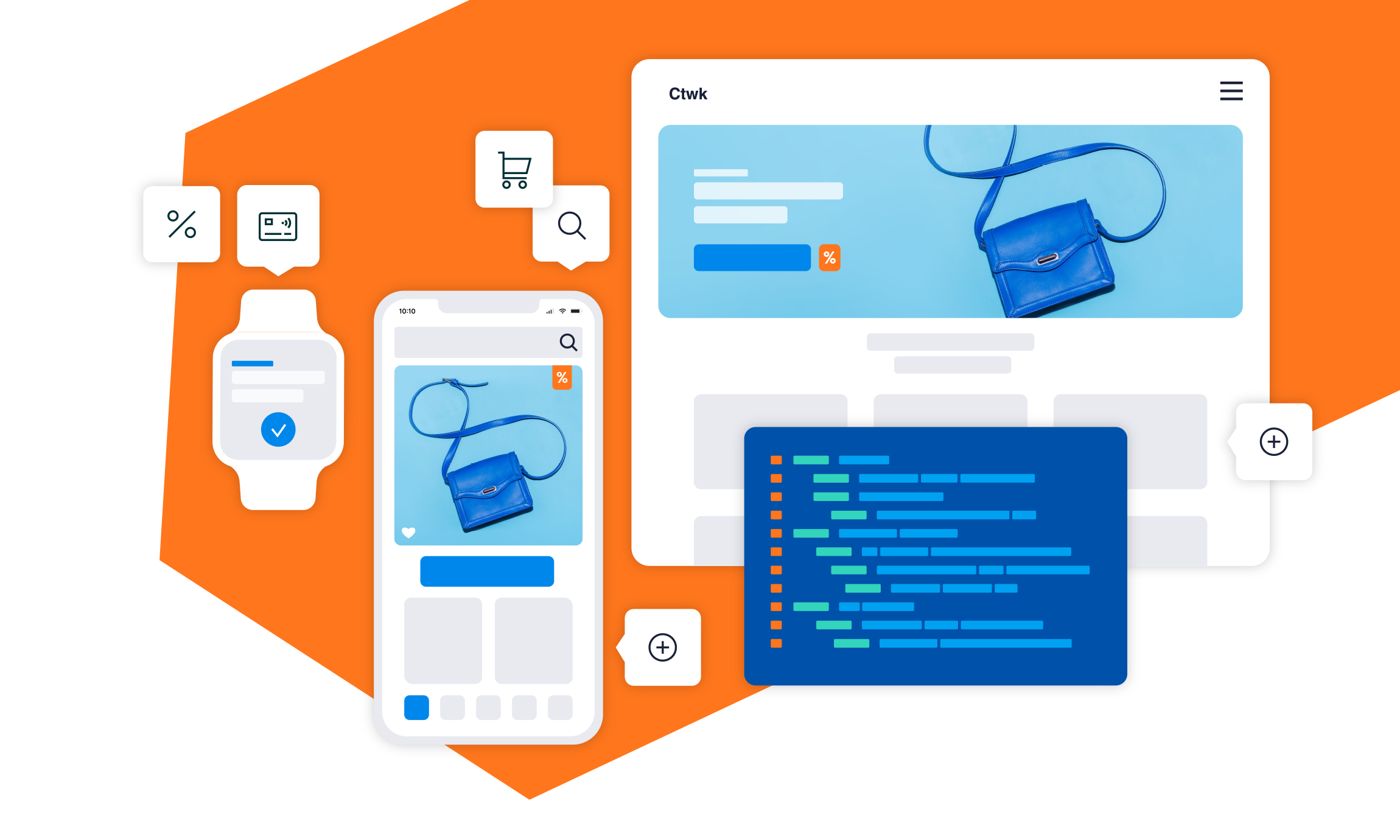 Native headless frontend solution by commercetools
