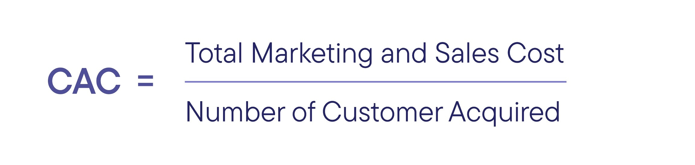Customer acquisition cost formula
