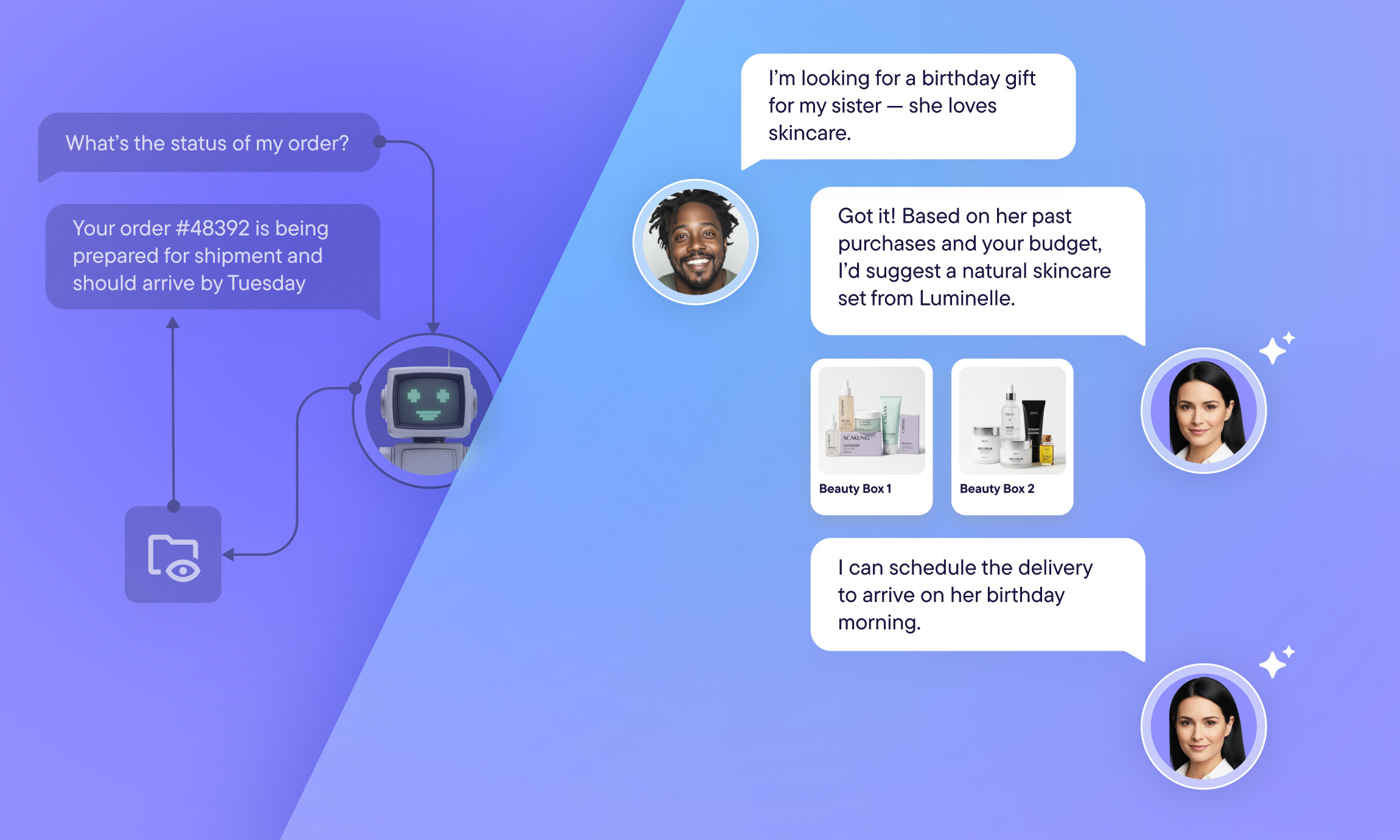 Chatbots vs. AI agents