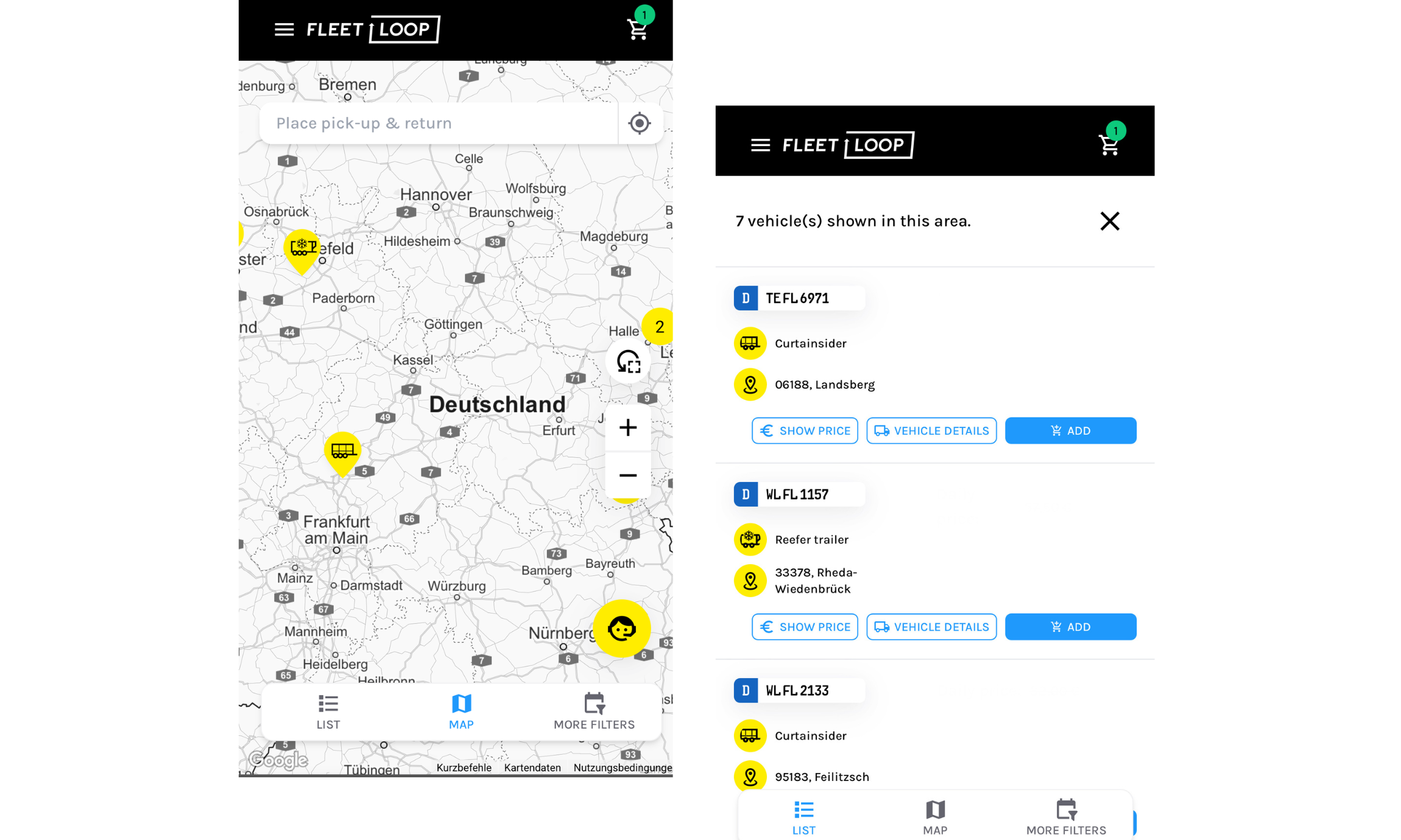 FLEETLOOP’s real-time fleet tracking