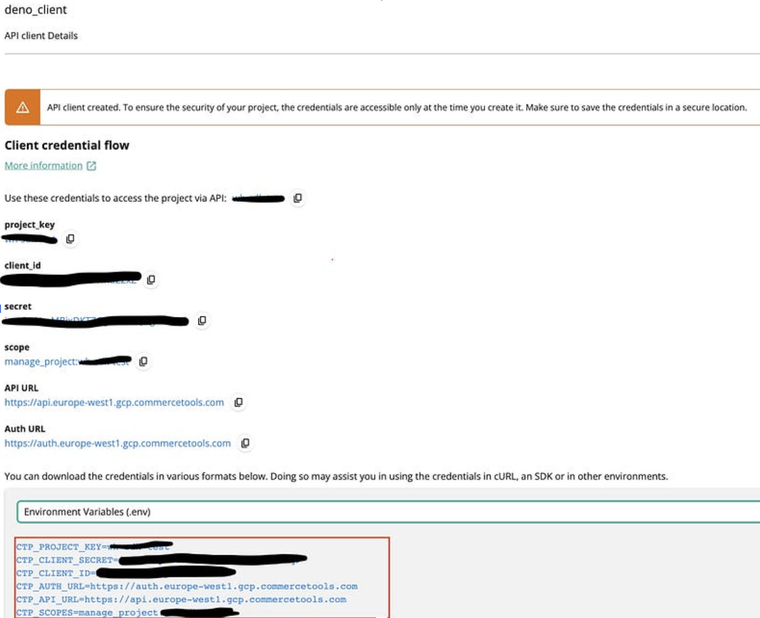 deno client
