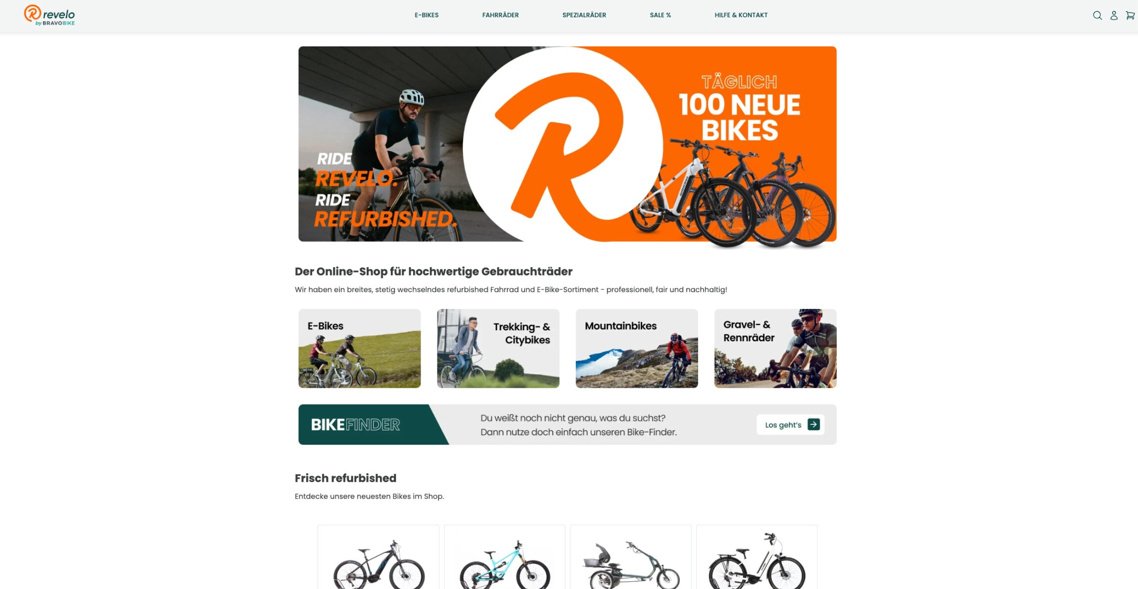 revelo.de home page