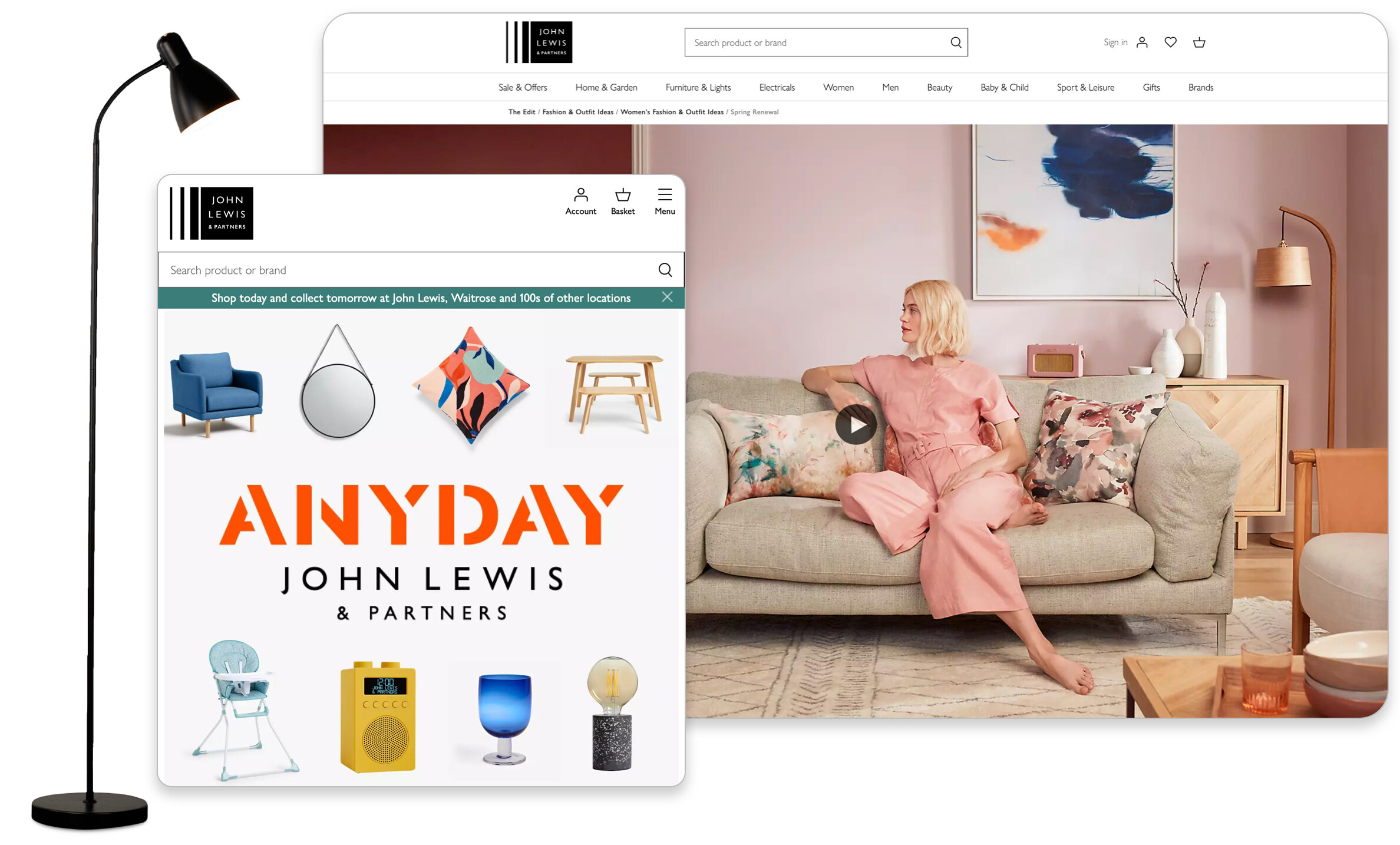 John Lewis & Partners's new digital commerce allows them to customize digital customer experience journeys across every sales channel