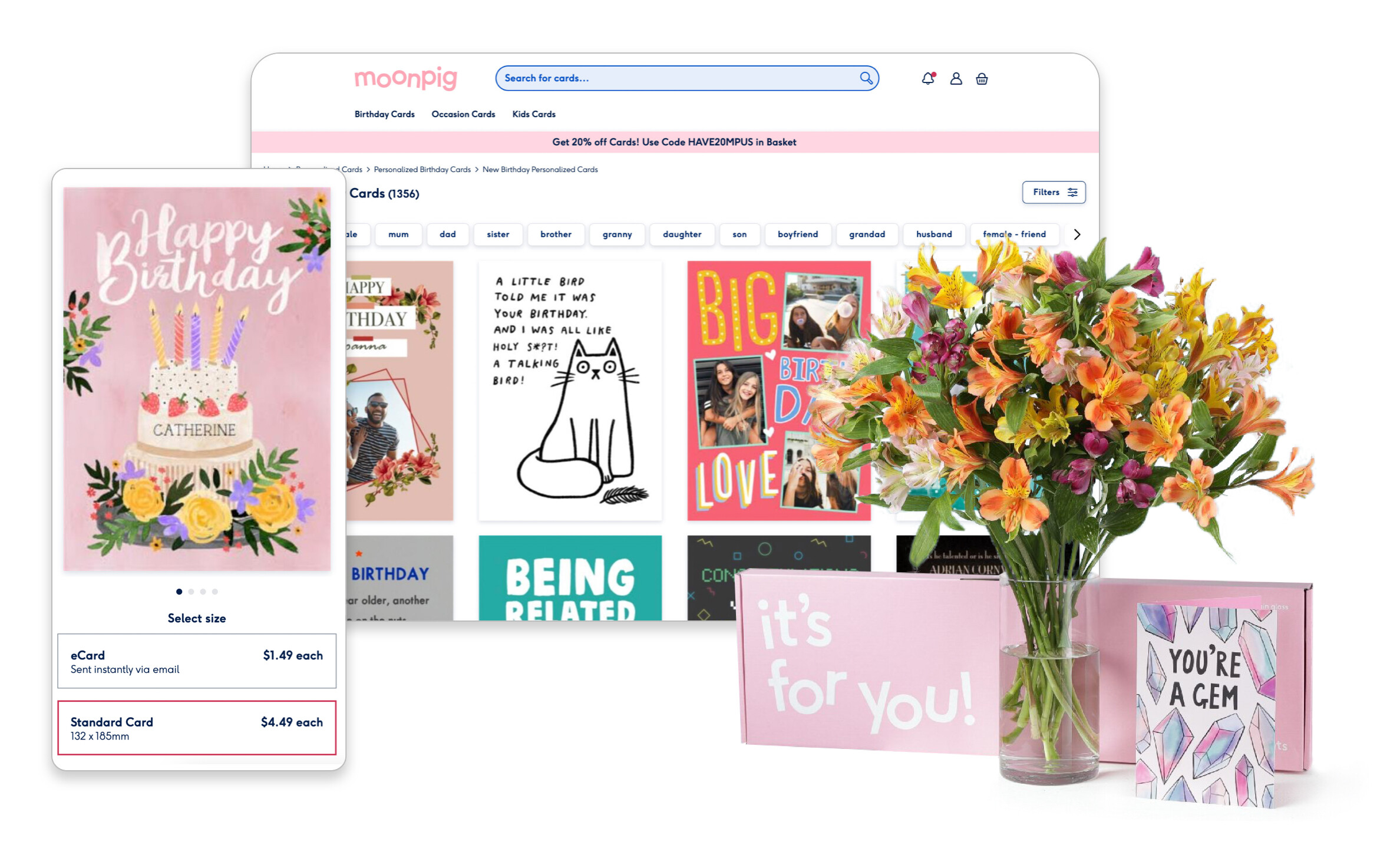 Moonpig's new digital commerce platform offers unique shopping experiences