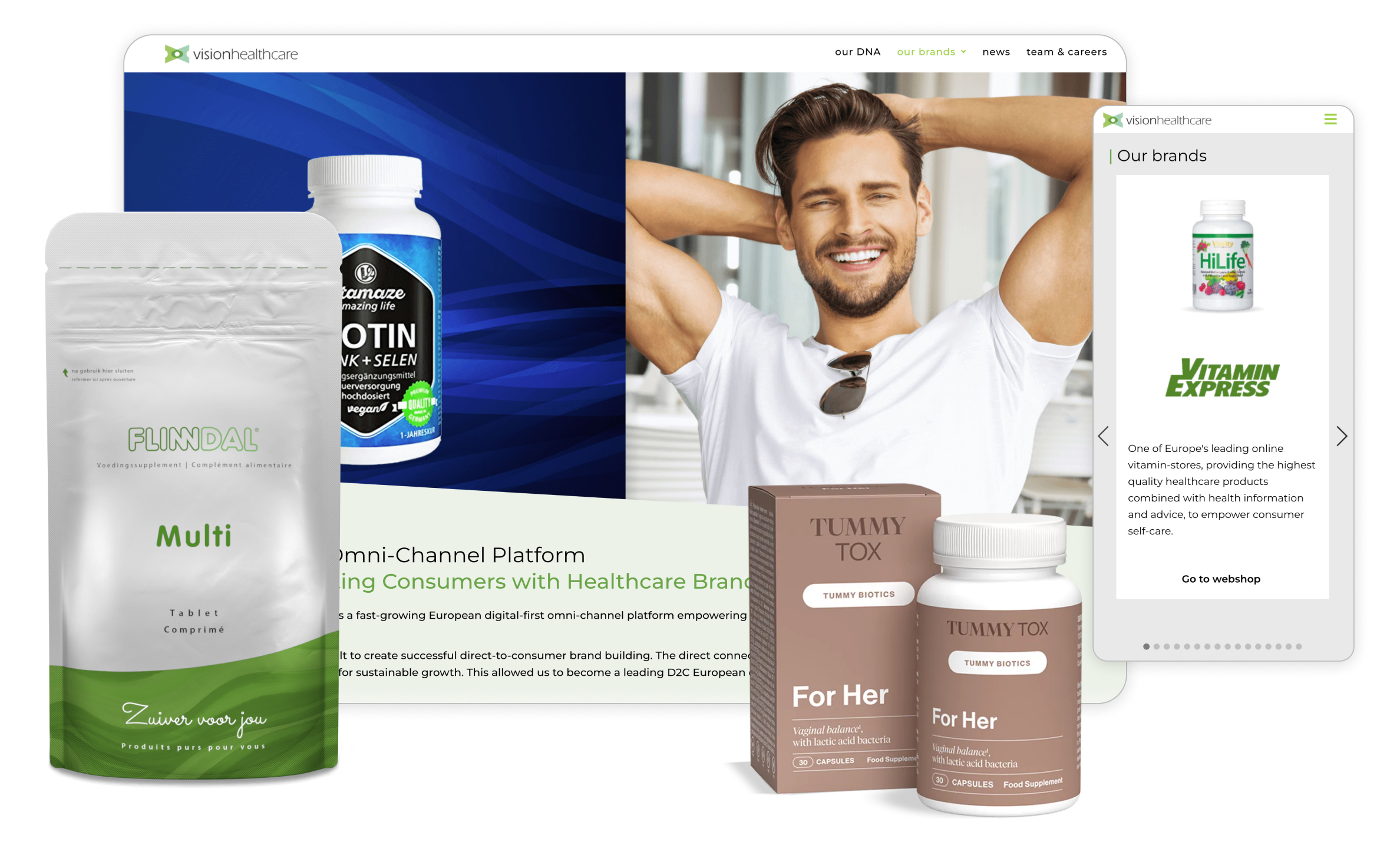 Vision Healthcare commerce platform