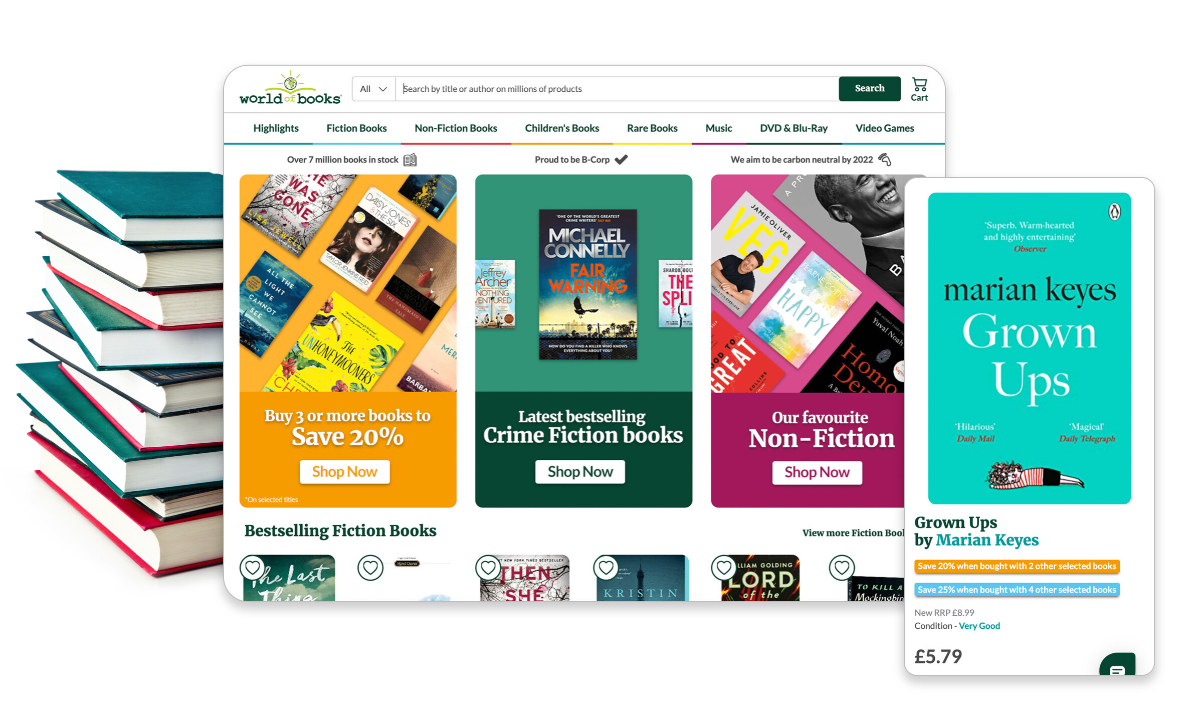 World of Books' new platform that is more agile, faster, and offers better user experiences
