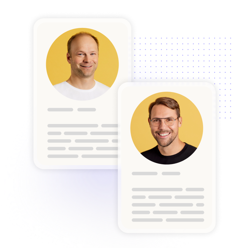 Headshots of the Founders