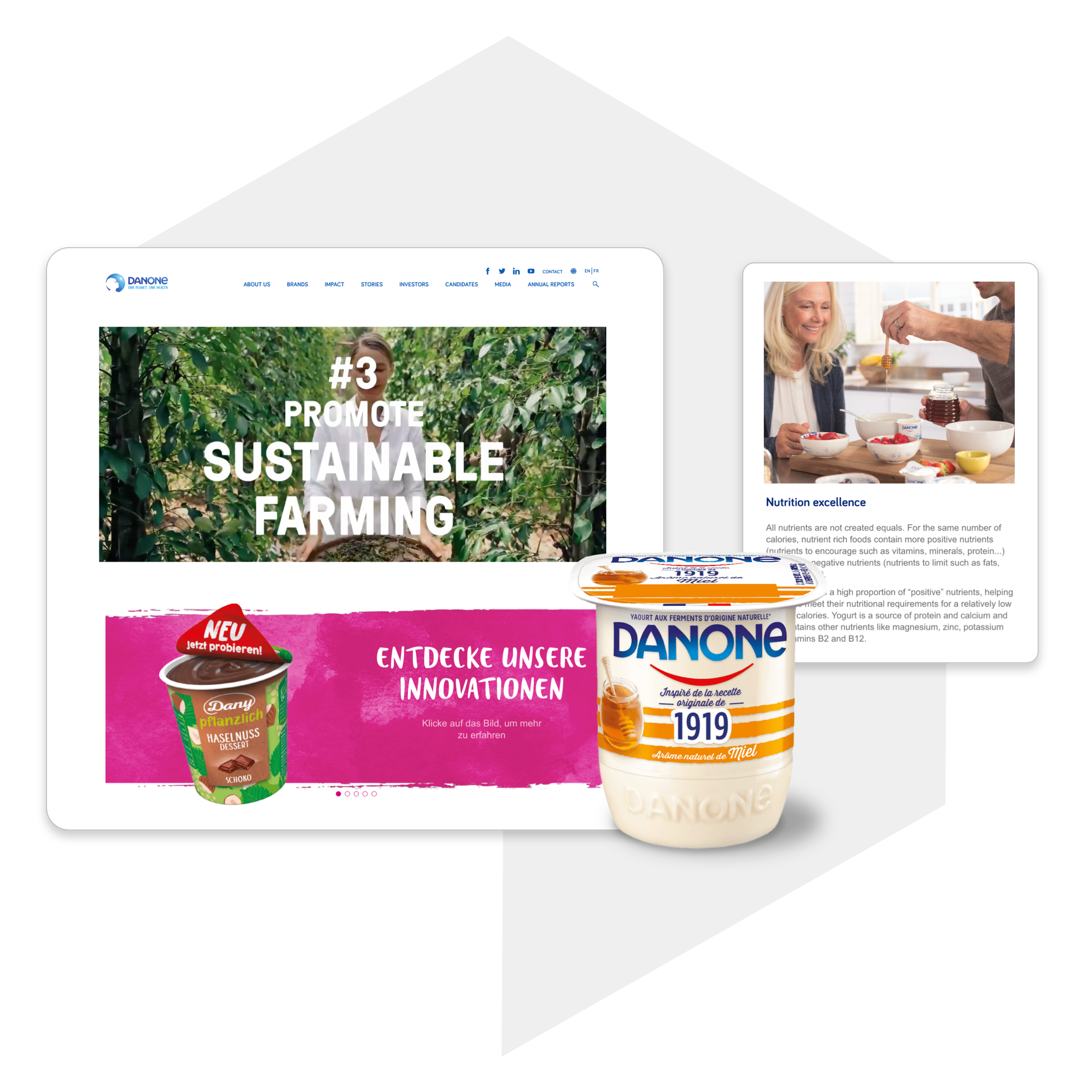 How Danone creates new eCommerce strategies for multiple business models