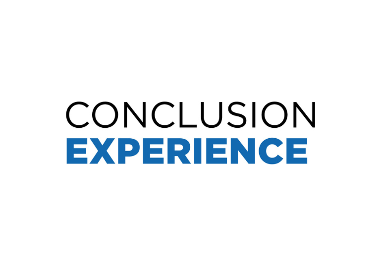 Conclusion Experience