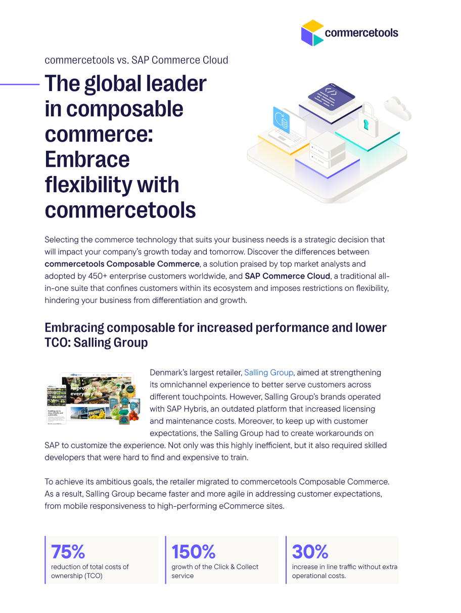 commercetools vs. SAP Commerce Cloud