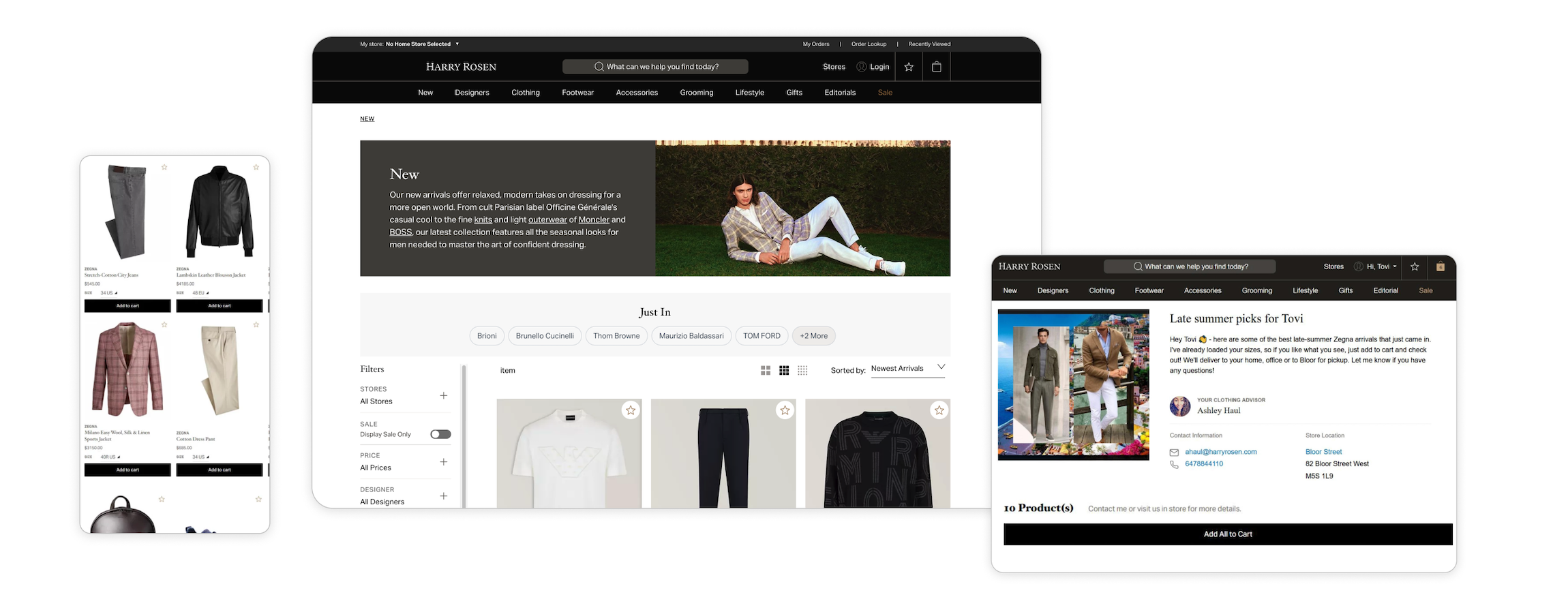 Real-world phygital use cases Harry Rosen