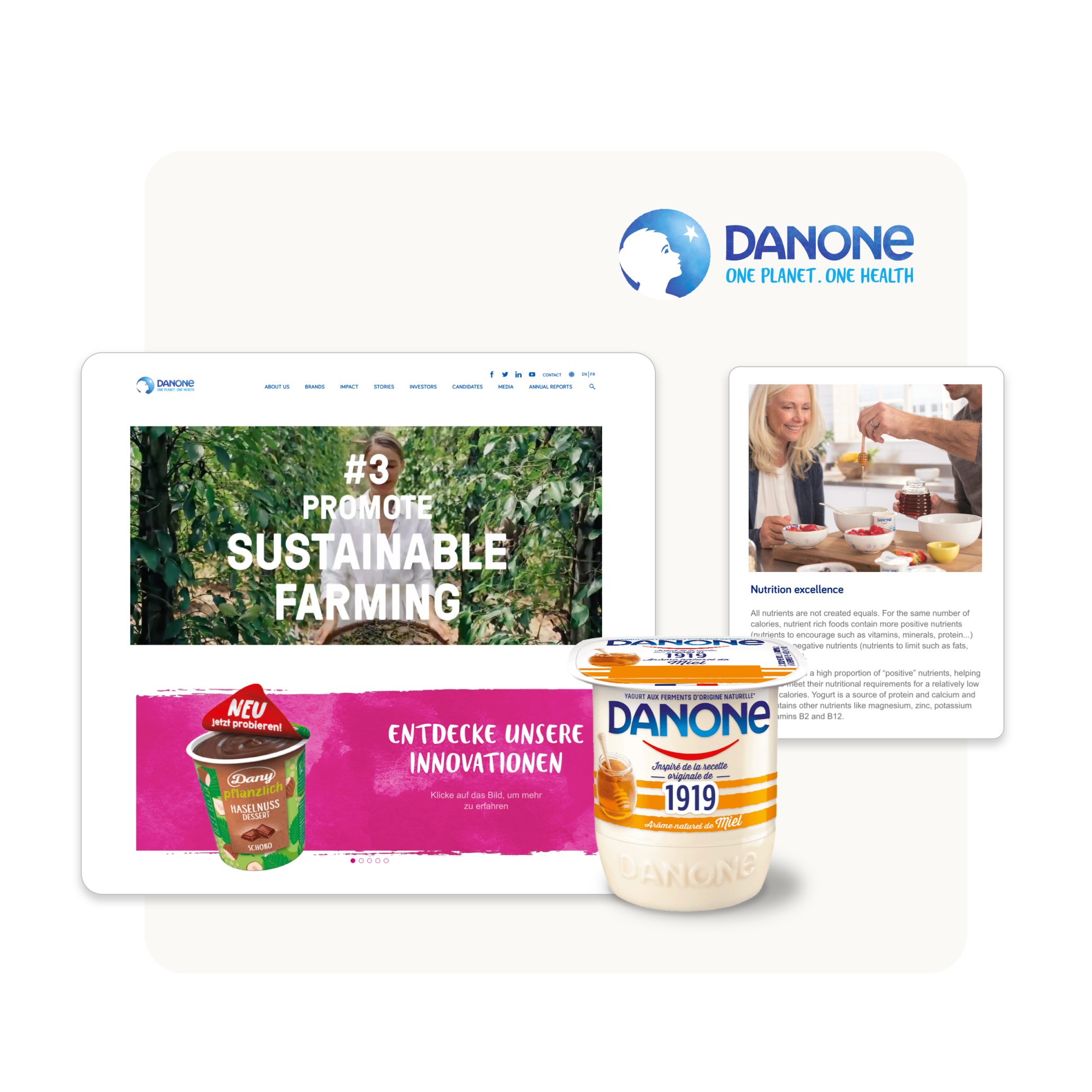 How Danone creates new eCommerce strategies for multiple business models